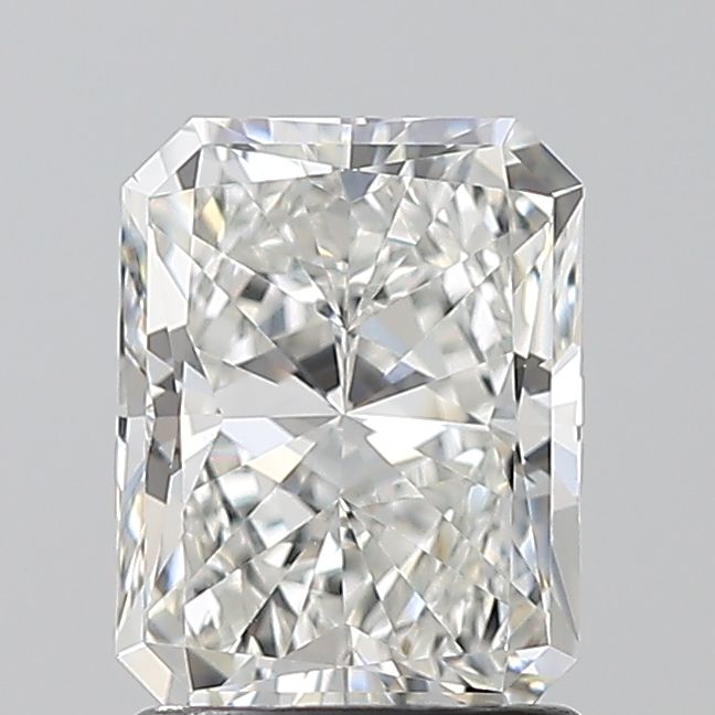 Radiant cut diamond with brilliant facets, ideal for engagement rings and fine jewelry