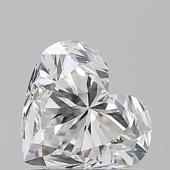 Sparkling heart-shaped diamond with brilliant facets, ideal for engagement or luxury jewelry