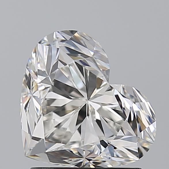 Sparkling heart-shaped diamond with brilliant facets, ideal for engagement rings or luxury jewelry