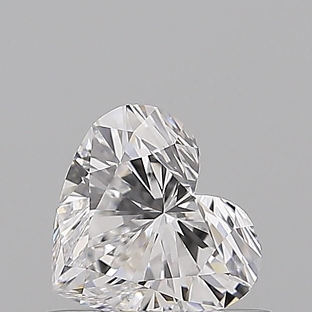 Sparkling heart-shaped diamond with brilliant facets, ideal for engagement rings or fine jewelry