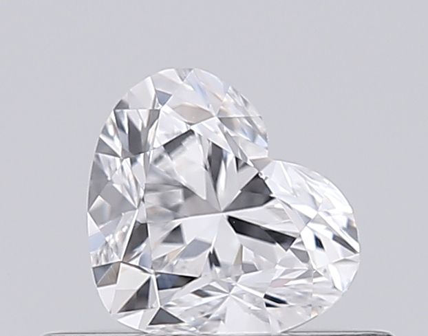 Heart-shaped natural diamond with brilliant cut, showcasing sparkle and clarity for engagement or luxury jewelry.