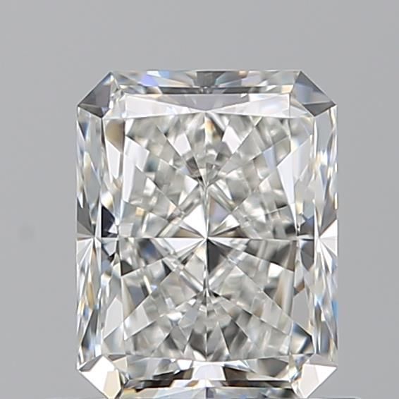 Radiant cut diamond with brilliant facets, showcasing clarity and sparkle for engagement rings or fine jewelry