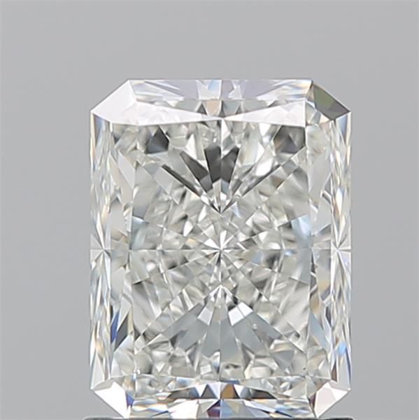 Radiant cut diamond with brilliant facets, natural or lab-grown, certified for quality and sparkle