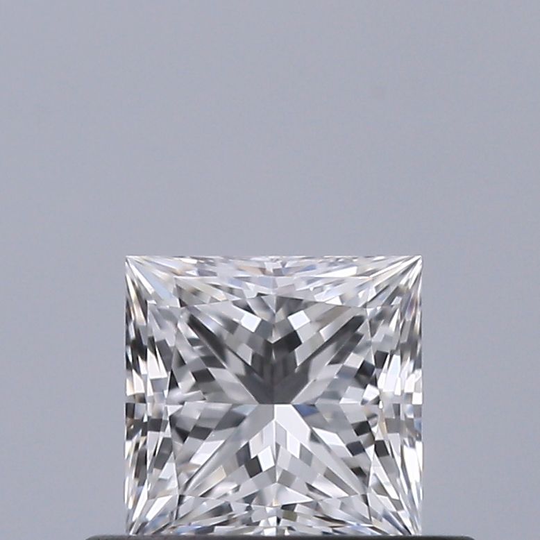 Princess cut diamond with brilliant facets, natural or lab-grown, certified quality for jewelry settings