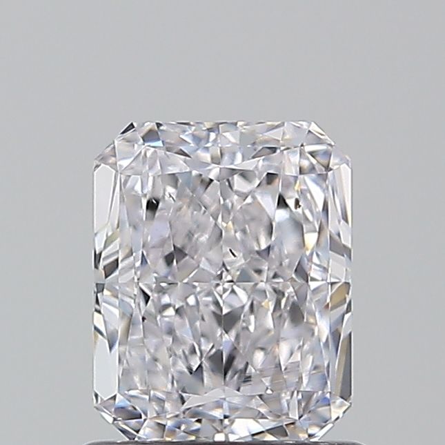Radiant cut diamond with brilliant facets, showcasing clarity and sparkle for engagement rings or fine jewelry.