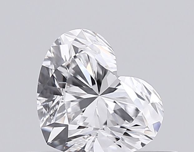 Sparkling heart-shaped diamond with brilliant facets, ideal for engagement rings or luxury jewelry