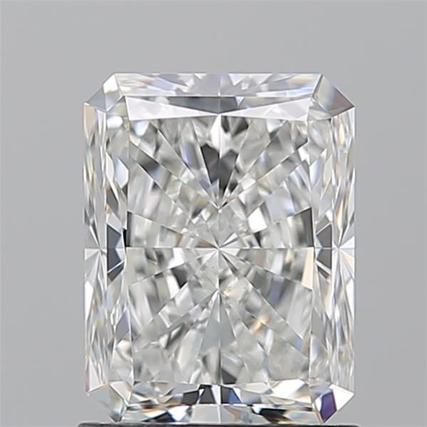 Radiant cut diamond with brilliant facets, ideal for engagement rings and fine jewelry
