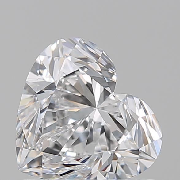 Sparkling heart-shaped diamond with brilliant facets, ideal for engagement rings or fine jewelry