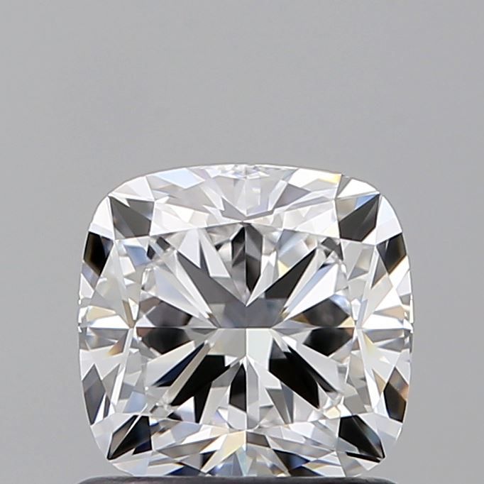Cushion cut diamond with brilliant facets, ideal for engagement rings and fine jewelry