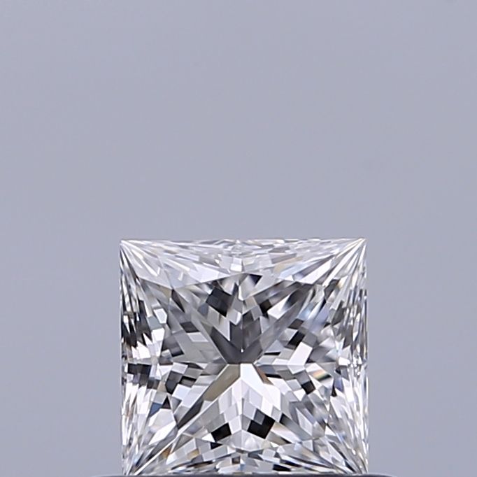Square princess cut diamond with brilliant facets, ideal for engagement rings and fine jewelry settings