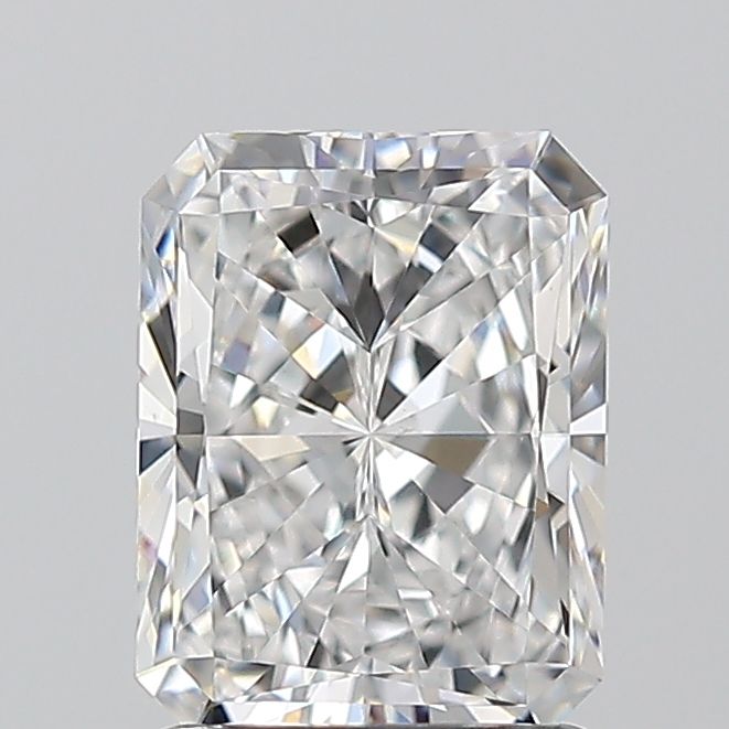 Radiant cut diamond with brilliant facets, ideal for engagement rings and custom jewelry