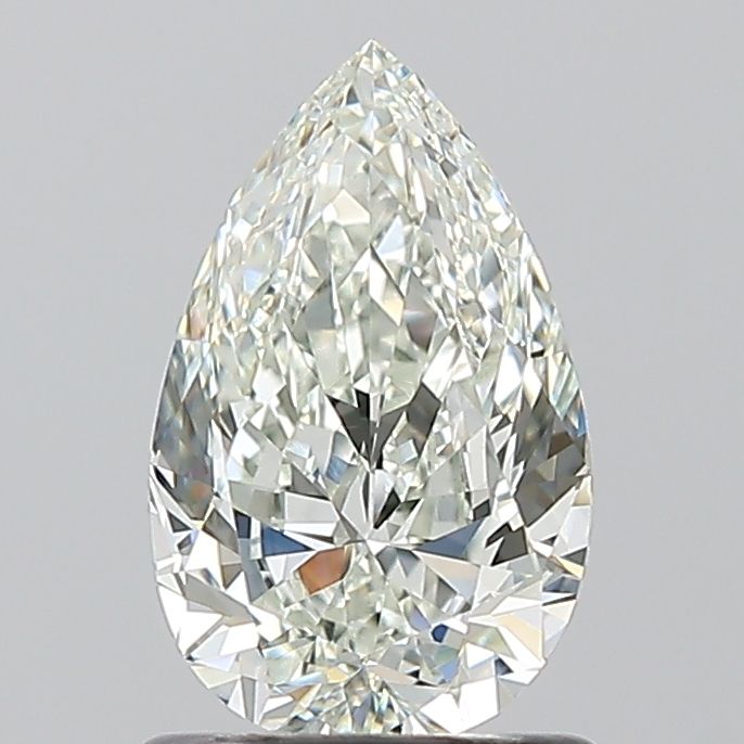 Sparkling pear-shaped diamond with brilliant facets, ideal for engagement rings and fine jewelry