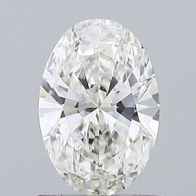 Oval cut natural diamond with brilliant facets, ideal for engagement rings and fine jewelry