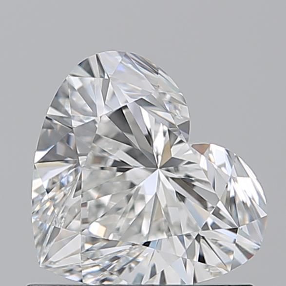 Sparkling heart-shaped diamond with brilliant facets, ideal for engagement rings or fine jewelry