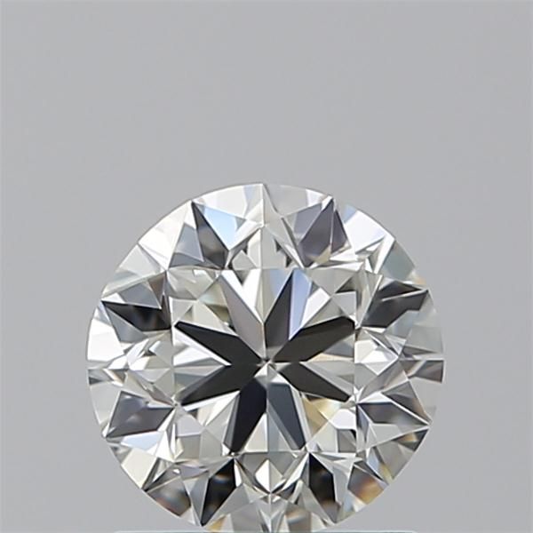 Round brilliant cut diamond with exceptional sparkle and symmetry, showcasing natural brilliance and precision facets.