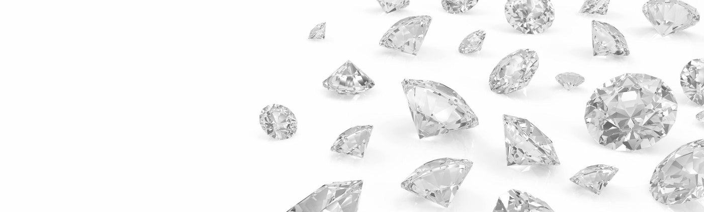 Diamstar banner loose white diamonds