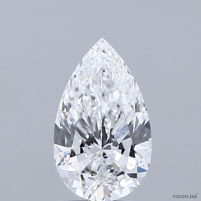 Pear 0.91ct E VVS2