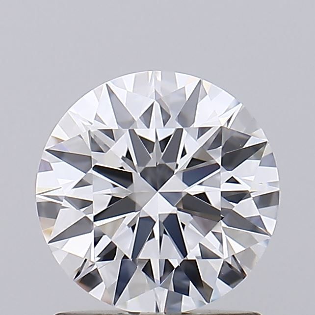 Round brilliant cut natural diamond with exceptional sparkle and certified clarity