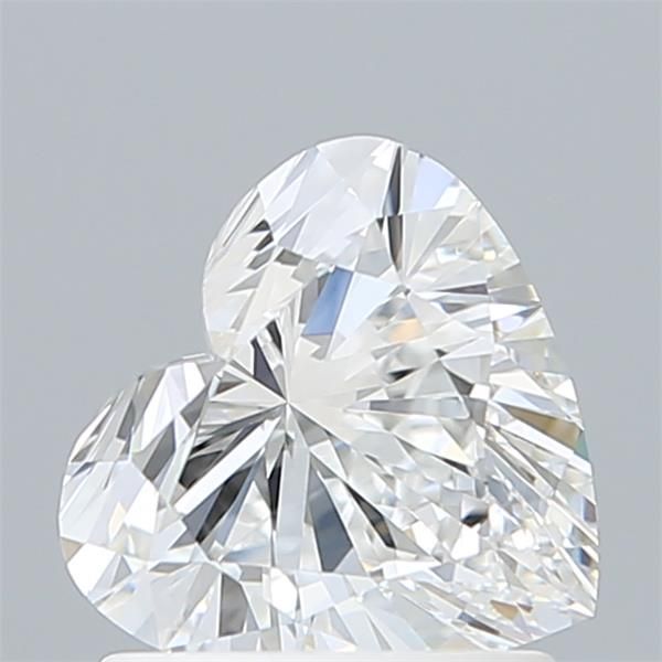 Sparkling heart-shaped diamond with brilliant facets, ideal for engagement rings or luxury jewelry