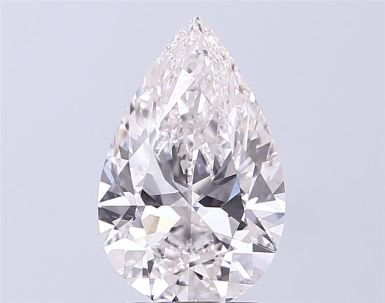 Pear 2.81ct G VVS2