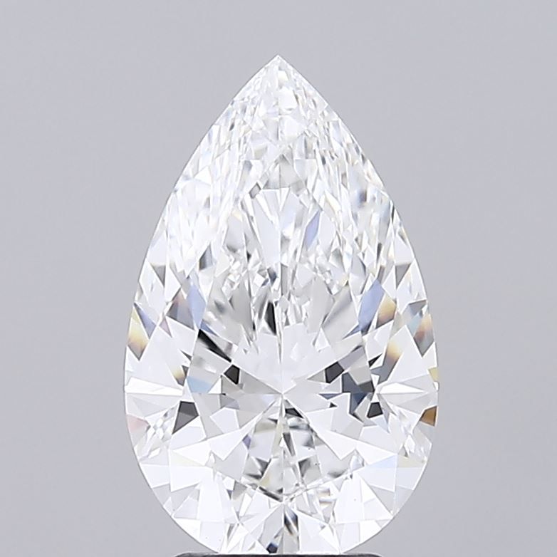 Pear 3.72ct E VS1