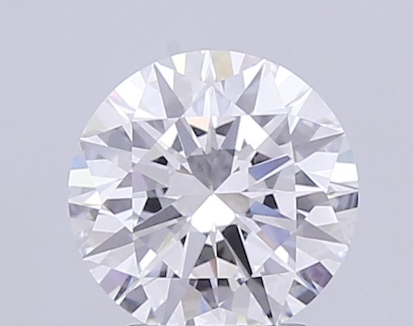 Round brilliant cut natural diamond with exceptional sparkle and certified clarity