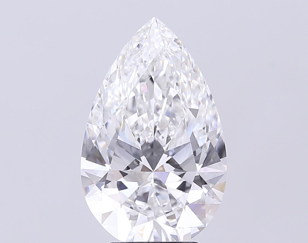 Pear 4.71ct E VS1