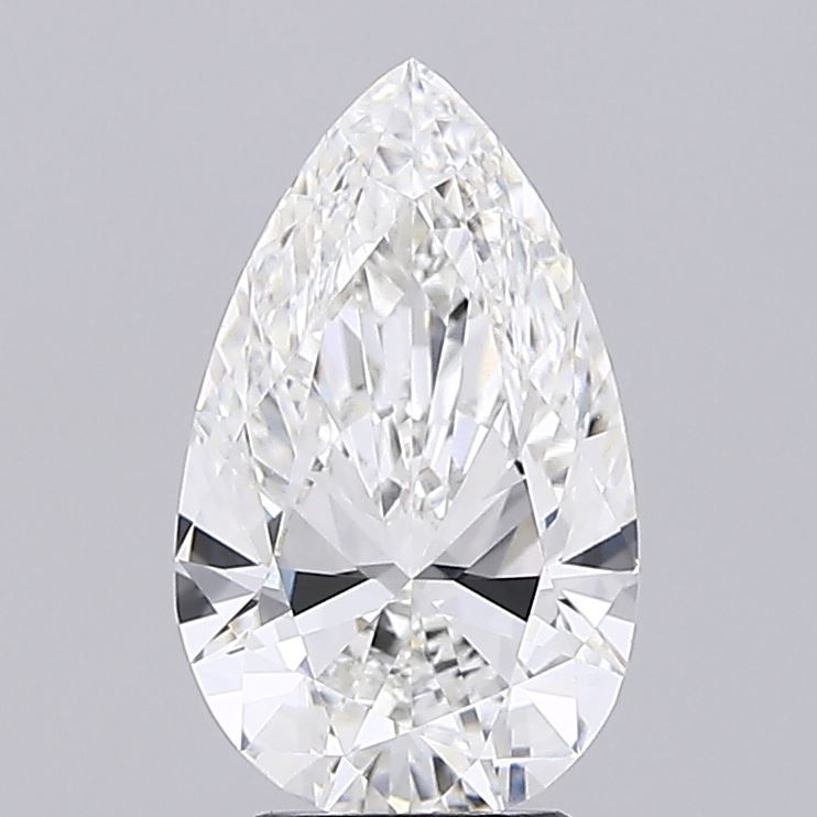 Pear 4.08ct F VVS2