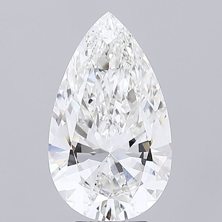 Pear 5.00ct F VVS2