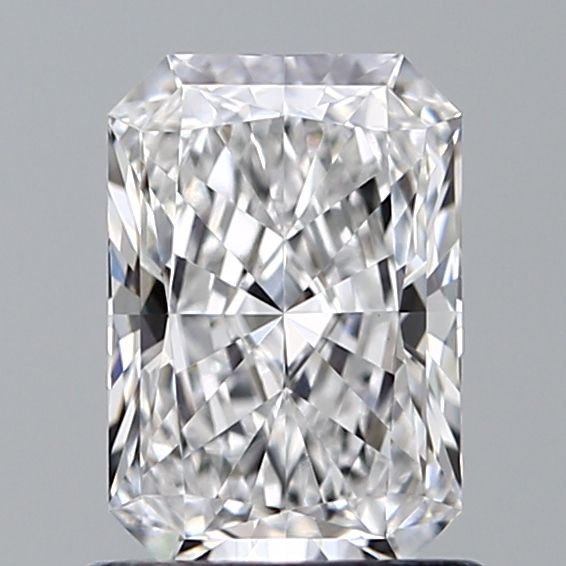 Radiant cut diamond with brilliant facets, showcasing clarity and sparkle for engagement rings or fine jewelry.