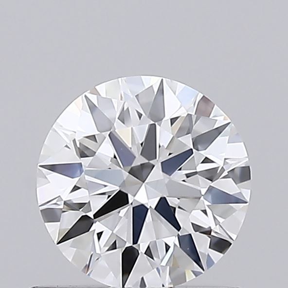 Round brilliant cut natural diamond with exceptional sparkle and certified clarity
