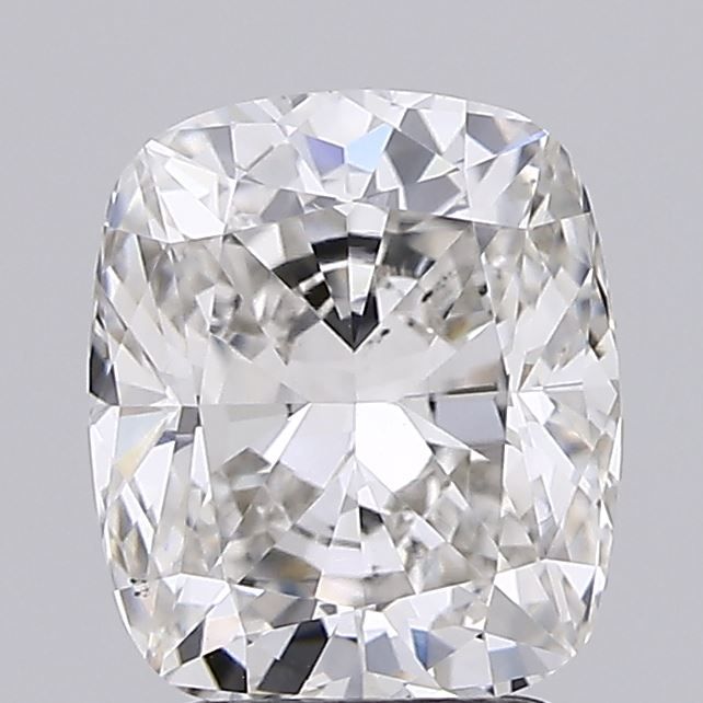 Cushion cut natural diamond with brilliant facets, ideal for engagement rings and fine jewelry