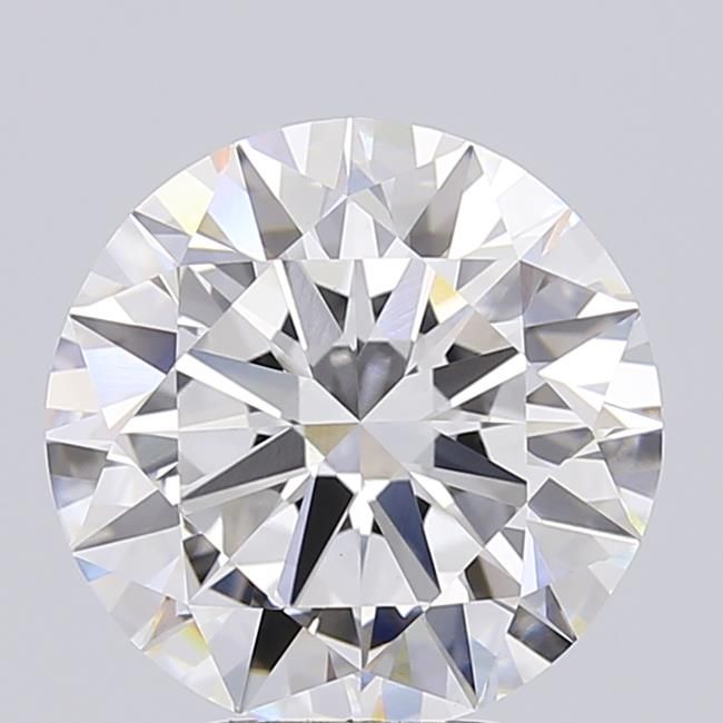Round brilliant cut natural diamond with exceptional sparkle and certified clarity