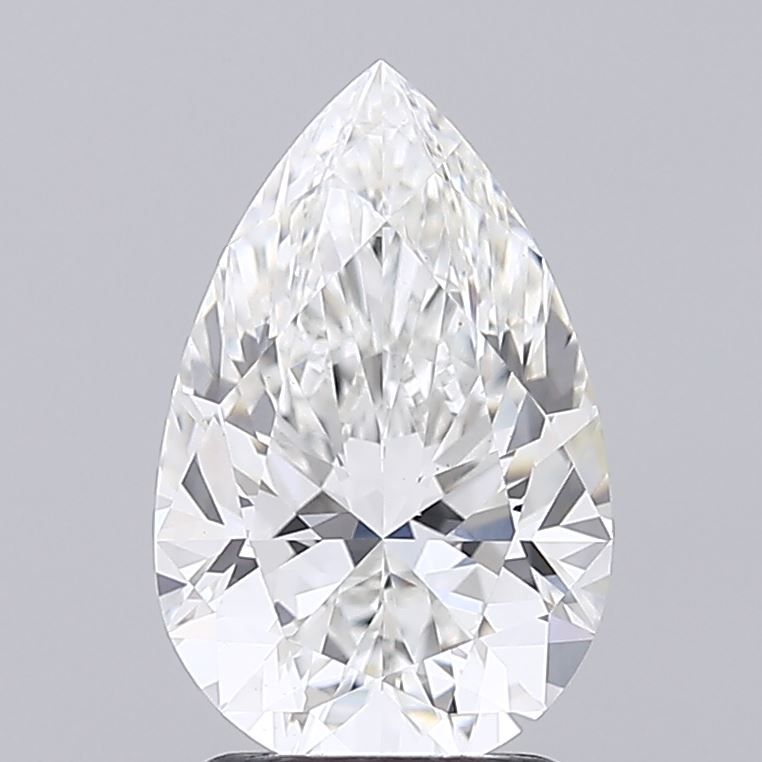Pear 2.21ct F VVS2