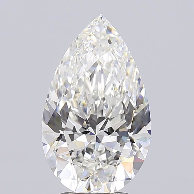 Pear 4.08ct F VVS2