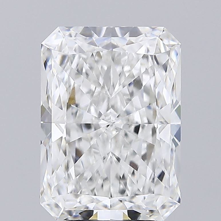 Radiant cut diamond with brilliant facets, ideal for engagement rings and fine jewelry settings