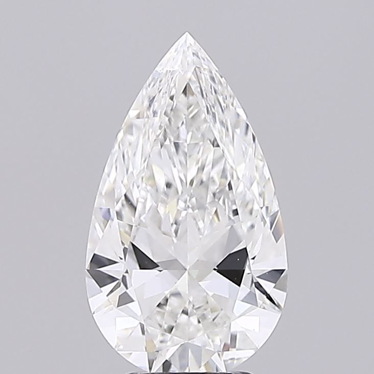 Pear 3.59ct F VVS2