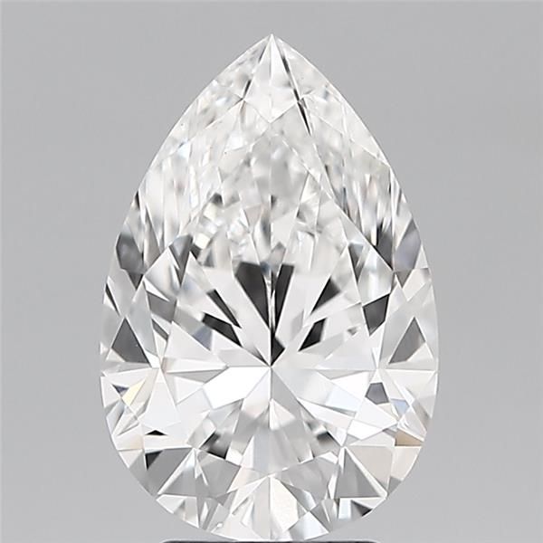Pear 3.70ct E VVS2