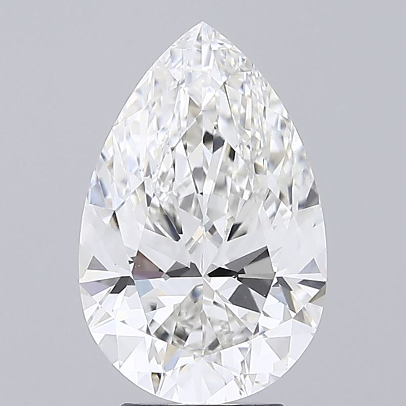 Pear 4.11ct F VVS2