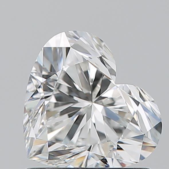 Heart-shaped natural diamond with brilliant cut, showcasing fire and sparkle for engagement or luxury jewelry