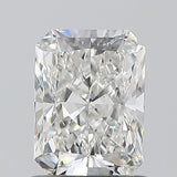 Radiant cut diamond with brilliant facets, showcasing clarity and sparkle for engagement rings or fine jewelry.