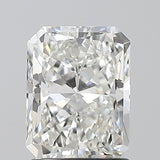 Radiant cut diamond with brilliant facets, ideal for engagement rings and fine jewelry