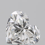 Sparkling heart-shaped diamond with brilliant facets, ideal for engagement or luxury jewelry