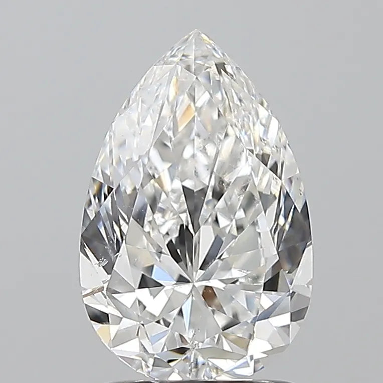 Pear 1.70ct D SI1