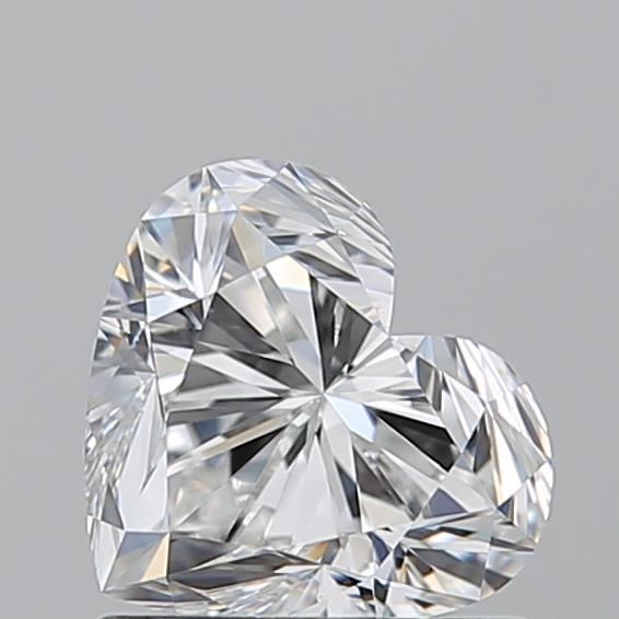 Sparkling heart-shaped diamond with brilliant facets, ideal for engagement rings and fine jewelry