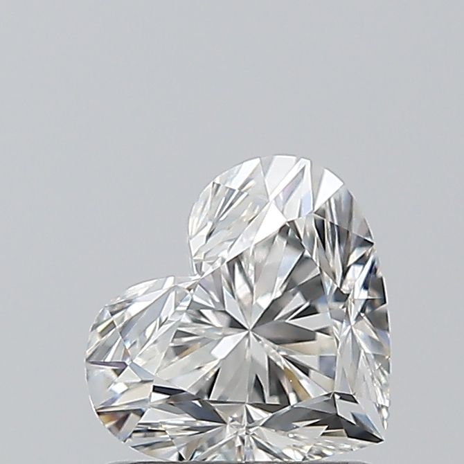 Sparkling heart-shaped diamond, ideal for custom engagement rings and fine jewelry