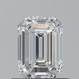 Emerald cut diamond with brilliant facets, showcasing clarity and sparkle for engagement rings or fine jewelry.