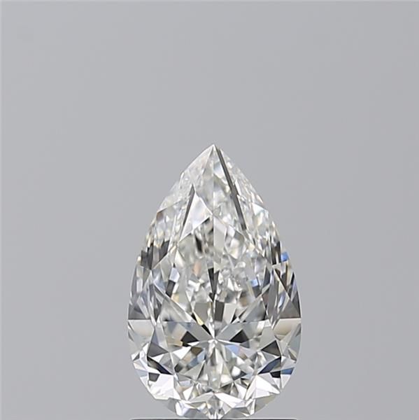 Sparkling pear-shaped natural diamond with brilliant facets, certified quality for engagement rings