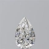 Sparkling pear-shaped natural diamond with brilliant facets, certified quality for engagement rings