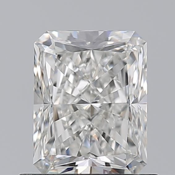 Radiant cut diamond with brilliant facets, showcasing clarity and sparkle for engagement rings or fine jewelry